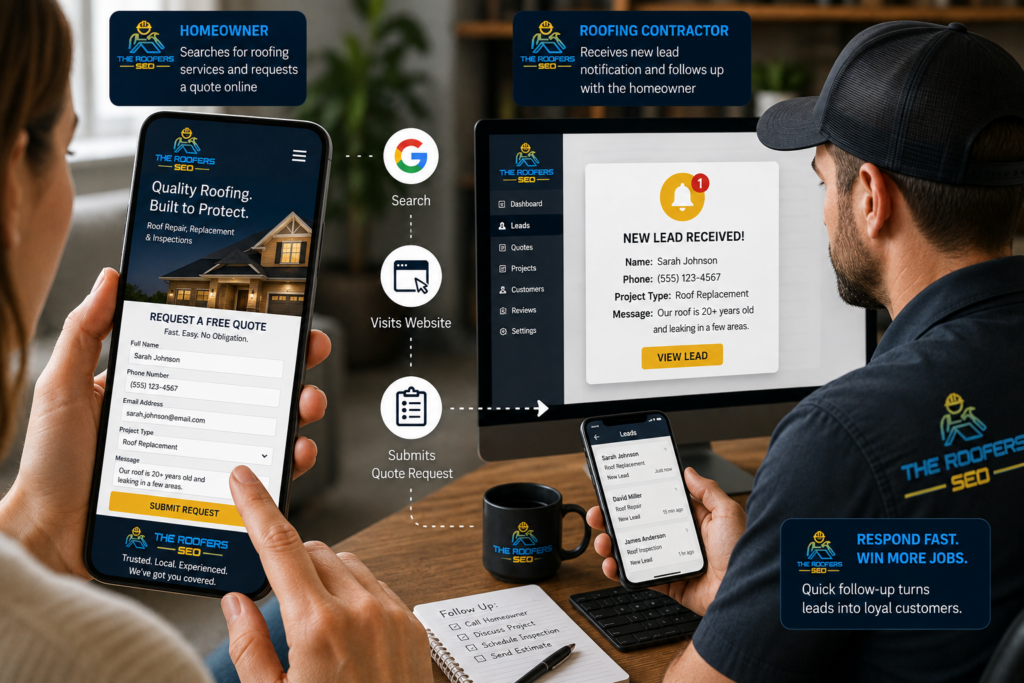 Turn Search Traffic Into Roofing Leads